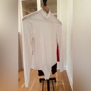 Jockey White Long Sleeve Bodysuit